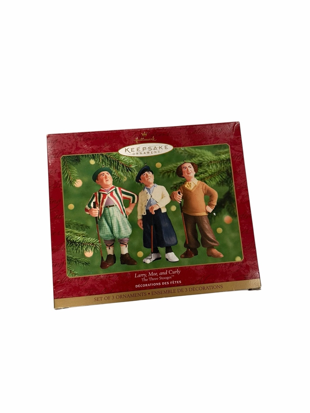 Hallmark The Three Stooges Ornament Set
